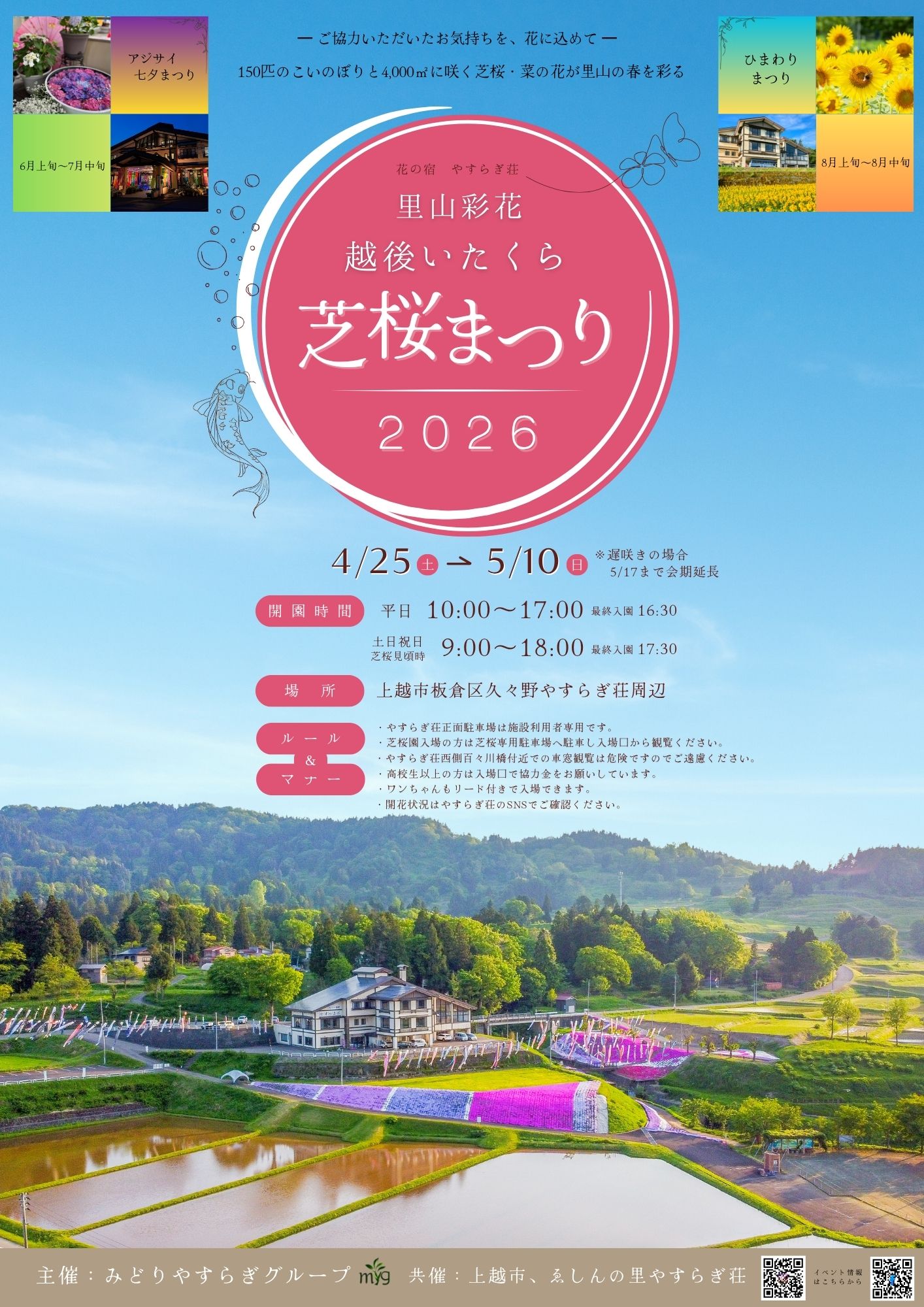 越後いたくら　芝桜まつり2026